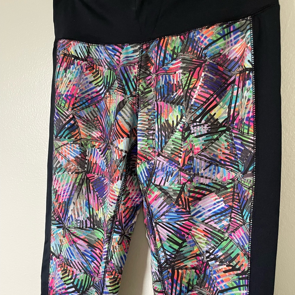 Mossimo | Black Colorful Leggings | Size Small - Picture 5 of 7